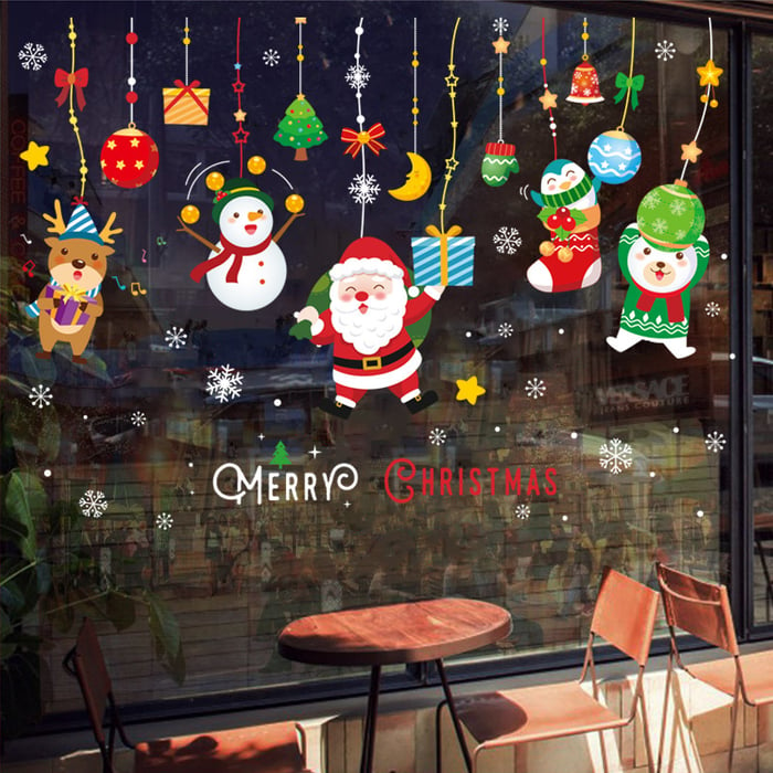 🔥Christmas Window Clings