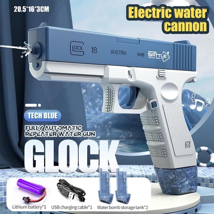 🎁Last Day Promotion SAVE 70% - 2023 New Glock Fast Shooting Water Gun(Buy 3 Free Shipping)