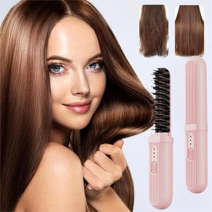 2024 New In-Women's Cordless Hair Straightener Brush