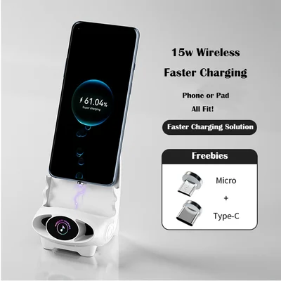 🤩Mini chair wireless fast charger multifunctional phone holder