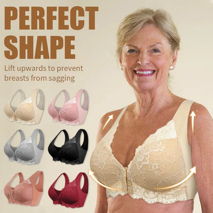 BUY 1 GET 2 FREE(Please add 3 pcs to cart)--Front Closure 5D Aesthetic Anti-Sagging Bra - Seamless, Comfortable