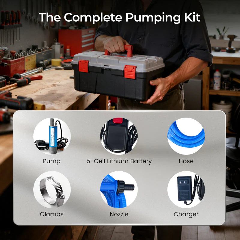 🖤New Year Sale✨ 50% OFF!—High-Power Oil & Water Pump Set