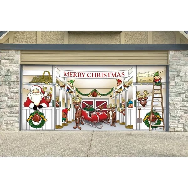 Last Day Sale 49% OFF - Christmas 2023 Garage Door Decoration