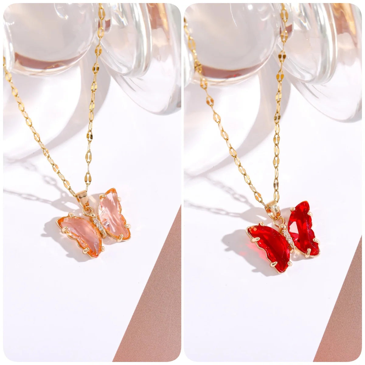 🔥BUY 1 GET 1 FREE-Crystal Butterfly Necklace