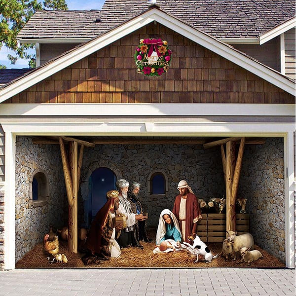 Last Day Sale 49% OFF - Christmas 2023 Garage Door Decoration