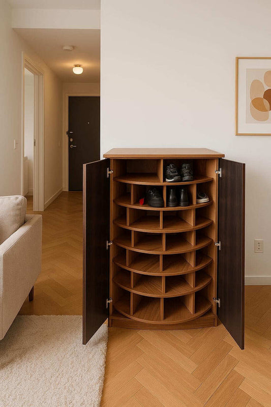 🎉High-end quality🌟[Clearance sale]Large capacity rotating shoe rack