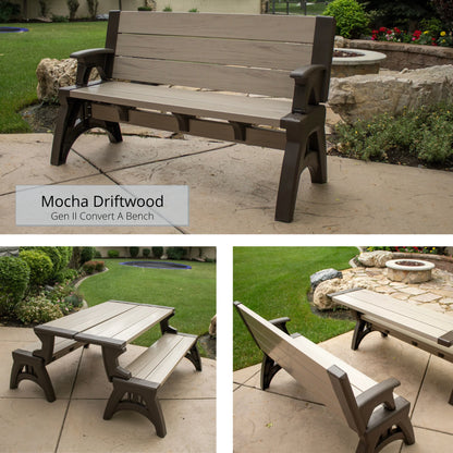 Conveniently Folds Frombench To Table