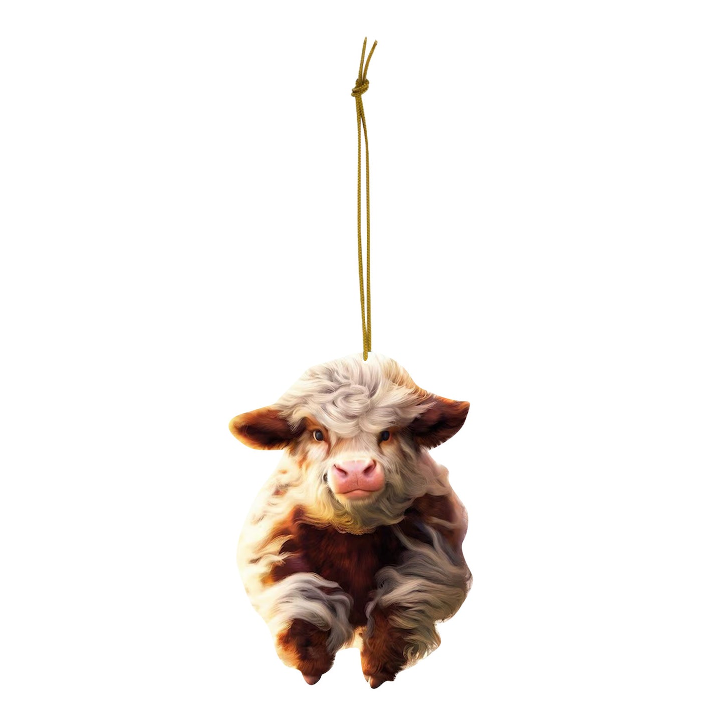 💝Cute Cartoon Cow Car Pendant Home Tree Decoration, Christmas Tree Ornament✨