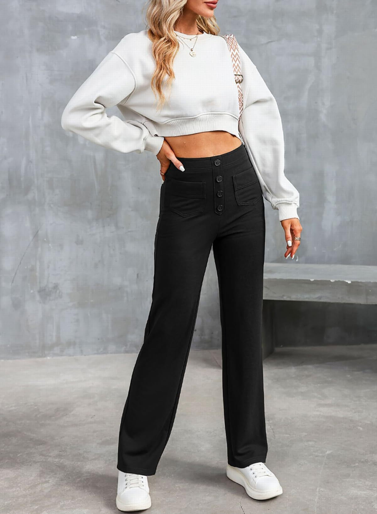 🔥Last Day 70% Off🔥Women's Casual High Waist Stretch Pants (Buy 2 Free Shipping)