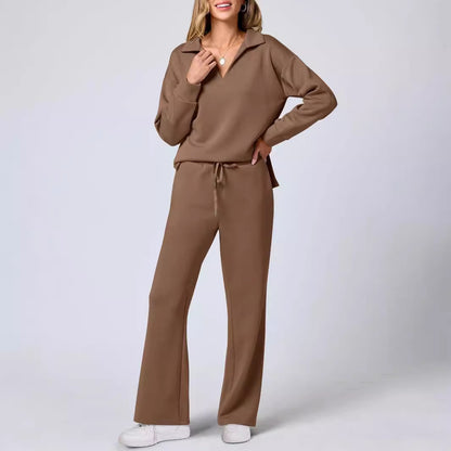 WOMEN'S 2 PIECE SETS OUTFITS CASUAL LONG SLEEVE SWEATSUITS SETS