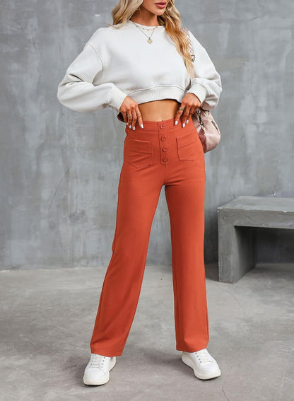 🔥Last Day 70% Off🔥Women's Casual High Waist Stretch Pants (Buy 2 Free Shipping)