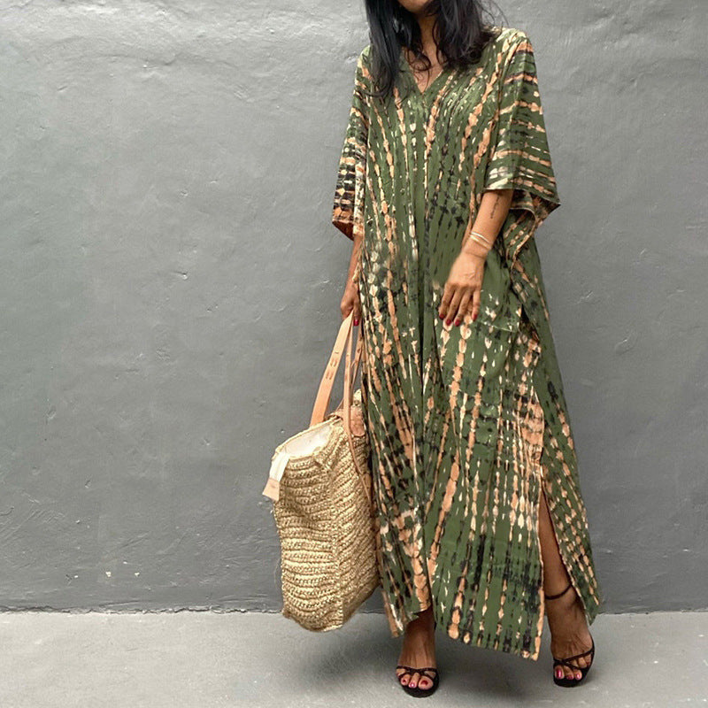 💃Loose, casual Caftan,Beach dress(❤️Buy 2  Free Shipping❤️)