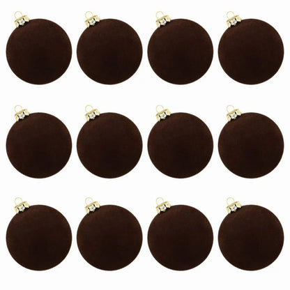 Christmas Tree Ornaments Velvet Balls