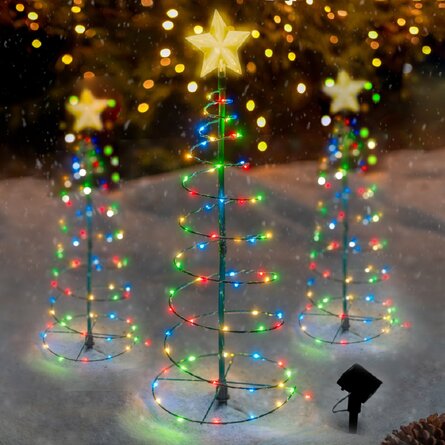 (💝Weihnachtsvorverkauf 50 % RABATT!!) -Solar-Weihnachtsbaum-LED-Lichterkette