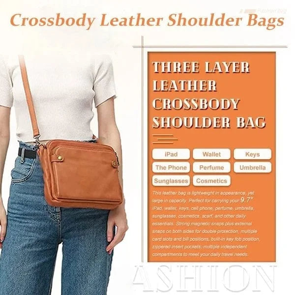 🔥Last Day Promotion 70% OFF- Crossbody Leather Shoulder Bags and Clutches