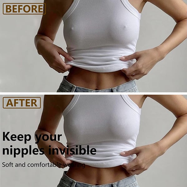 🏆#1 Bestselling🏆 --- Go Braless! Seamless Nipple Covers (Latex-free and 100% Medical Silicone)