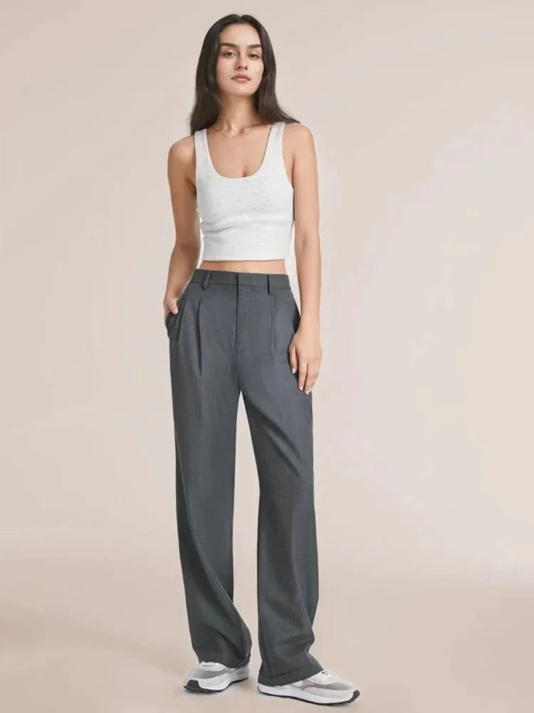 🔥HIGH WAIST TAILORED WIDE LEG PANTS