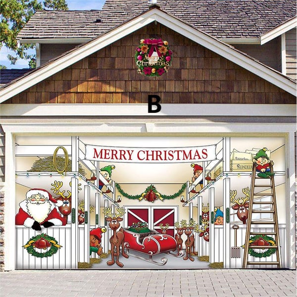 Last Day Sale 49% OFF - Christmas 2023 Garage Door Decoration