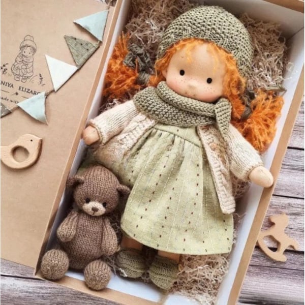 ALL🎁🎁The Best Gift for Kids-Handmade Waldorf Doll👧（Buy2 Free Shipping）