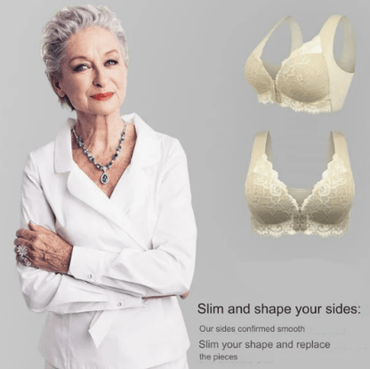 BUY 1 GET 2 FREE(Please add 3 pcs to cart)--Front Closure 5D Aesthetic Anti-Sagging Bra - Seamless, Comfortable