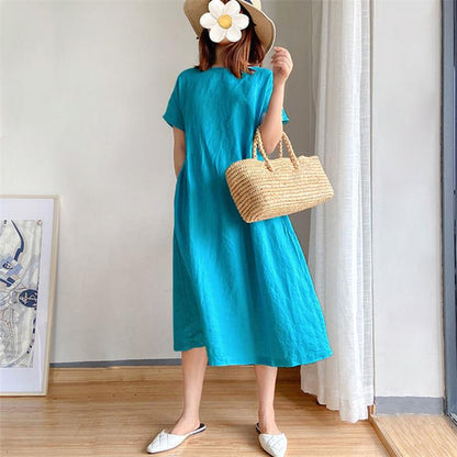 Japanese Style Linen Cotton Dress （🔥Buy 2 Free Shipping🔥）