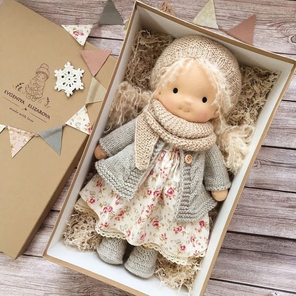 ALL🎁🎁The Best Gift for Kids-Handmade Waldorf Doll👧（Buy2 Free Shipping）