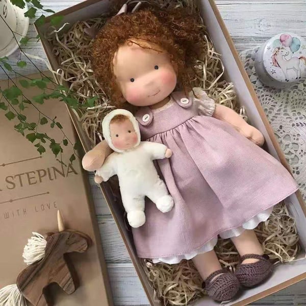 ALL🎁🎁The Best Gift for Kids-Handmade Waldorf Doll👧（Buy2 Free Shipping）