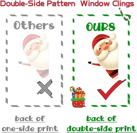 🔥Christmas Window Clings