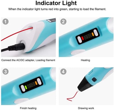 💡Educational toys🎁3D Printing Pen With 9m PLA Filament🔥🔥