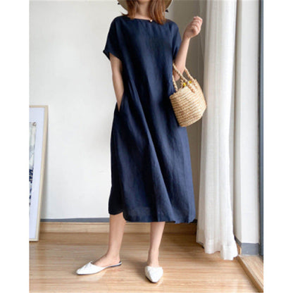 Japanese Style Linen Cotton Dress （🔥Buy 2 Free Shipping🔥）