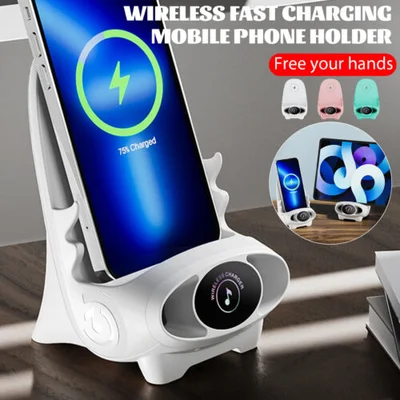 🤩Mini chair wireless fast charger multifunctional phone holder