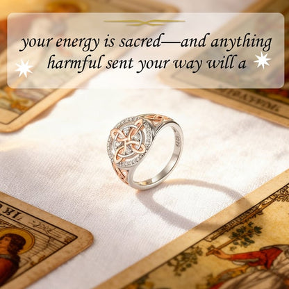 🔥 Handmade Witch's Knot Ring — Protection, Intention, and Inner Strength✨