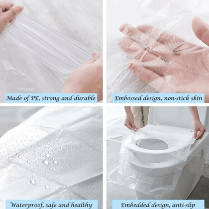 💥HUGE SALE - 49% OFF💥 Disposable Plastic Toilet Seat Cover - No Worry Of Public Toilet Anymore👋