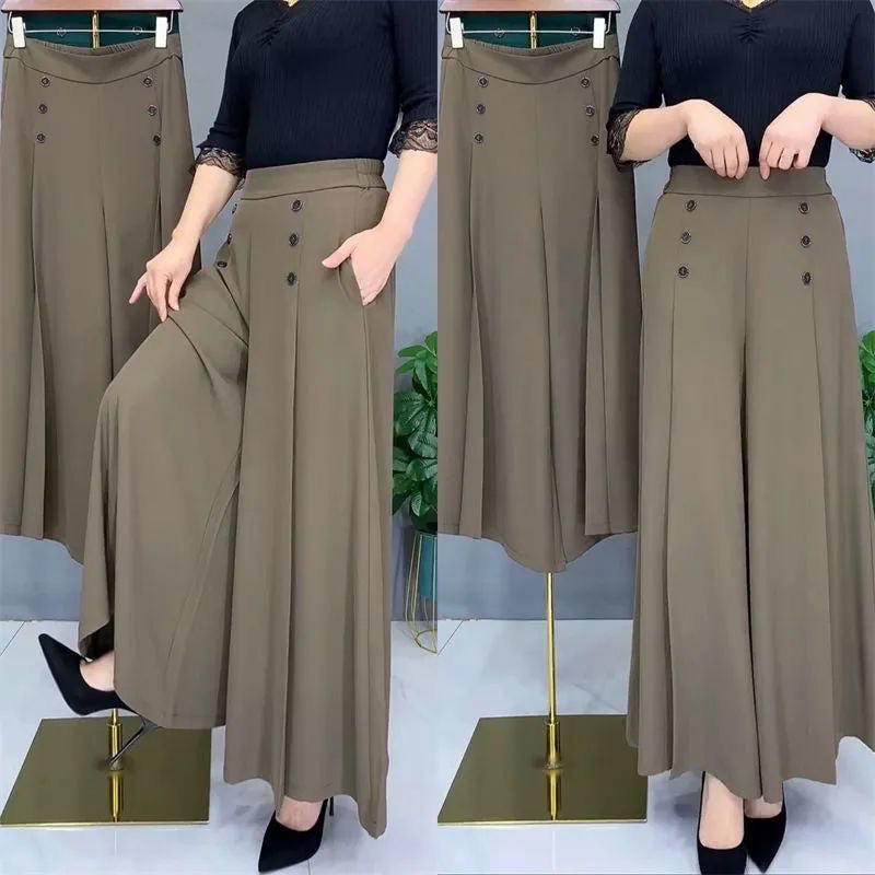 ✨Stylish Pleated Wide-leg Pants-🔥