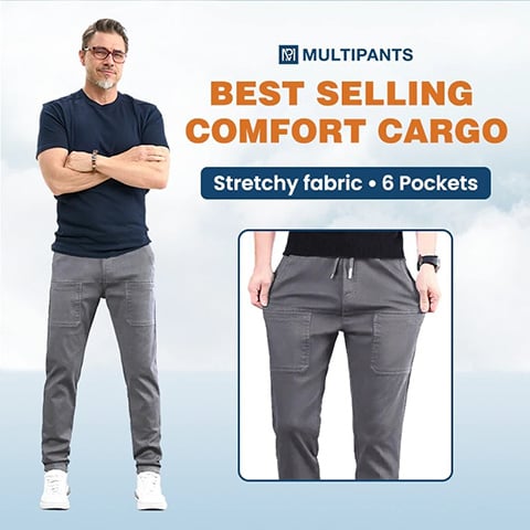 MultiPants – High Stretch Multi-pocket Durable Cargo Pants