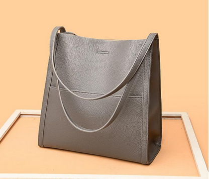 ⏰Last Day Promotion 70% OFF⏰Solid color simple genuine leather shoulder bag