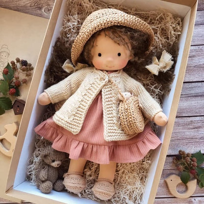 ALL🎁🎁The Best Gift for Kids-Handmade Waldorf Doll👧（Buy2 Free Shipping）