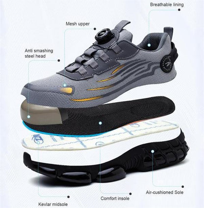 🔥 HOT SALE 49% OFF🔥2024 New Upgrade Puncture Proof Steel Toe Sneakes Shoes (🔥Free Shipping🔥)