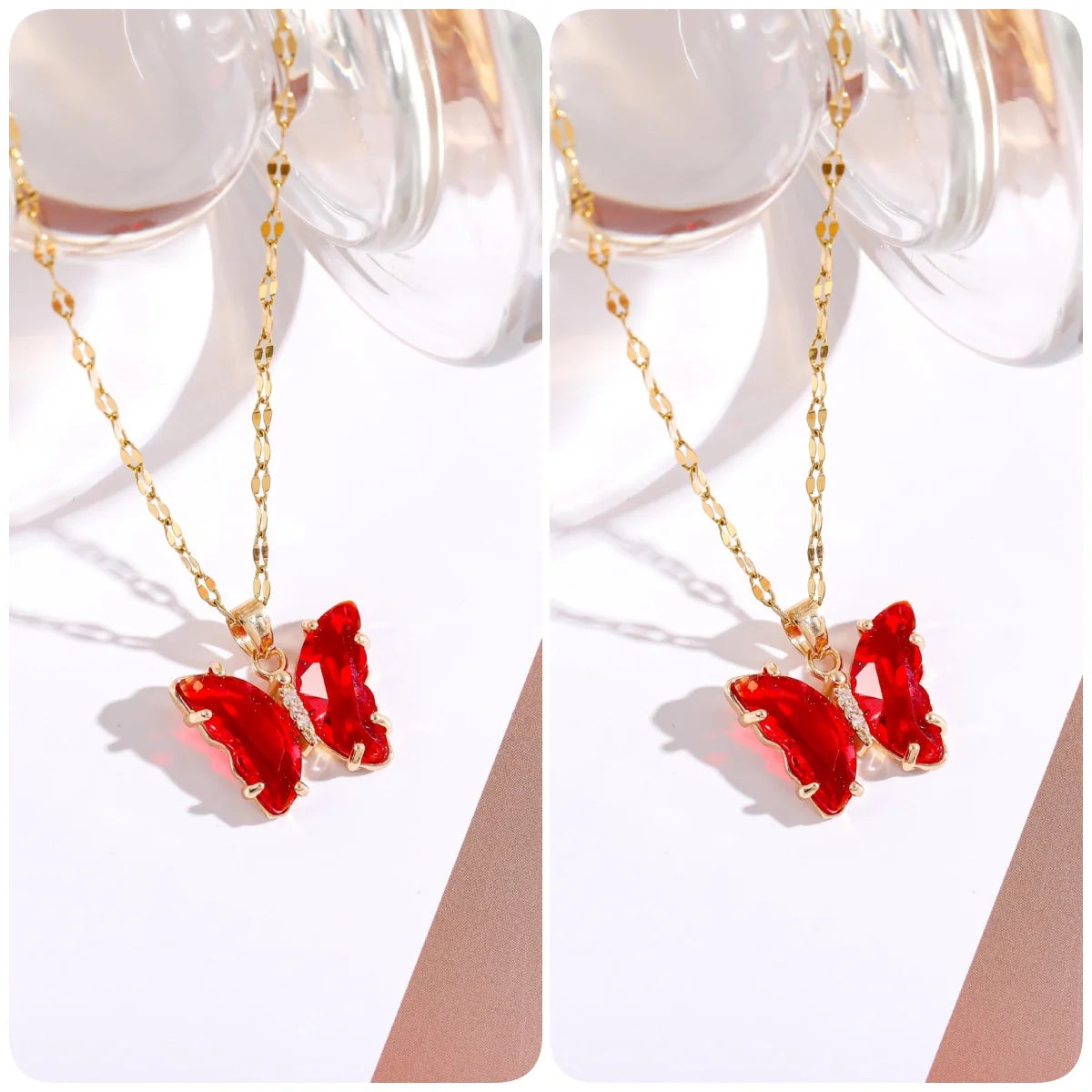 🔥BUY 1 GET 1 FREE-Crystal Butterfly Necklace