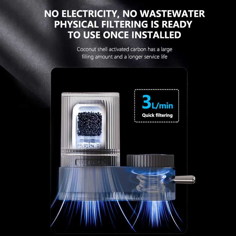 👨‍👩‍👧‍👦 Get Healthier Water Today-49% OFF-💧Tap Water Filter