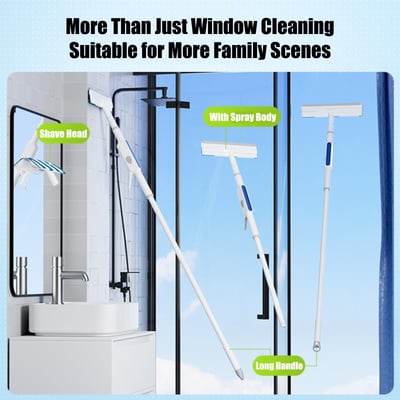 🔥Hot Sale - 49% OFF🔥 Squeegee for Window Cleaning with Spray