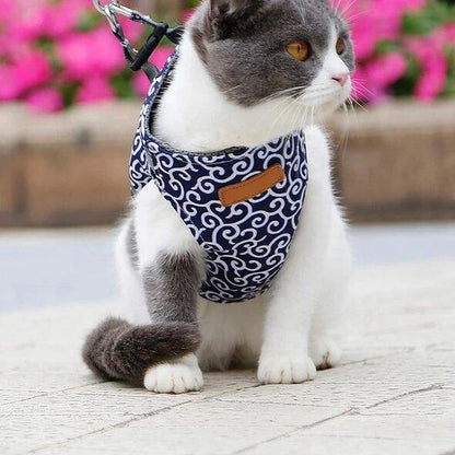 🔥Clearance Sale 48% OFF🔥Cat Dogs Vest Harness and Leash Anti-break Away Chest Strap Cat Clothes👍Buy 3 Free Shipping