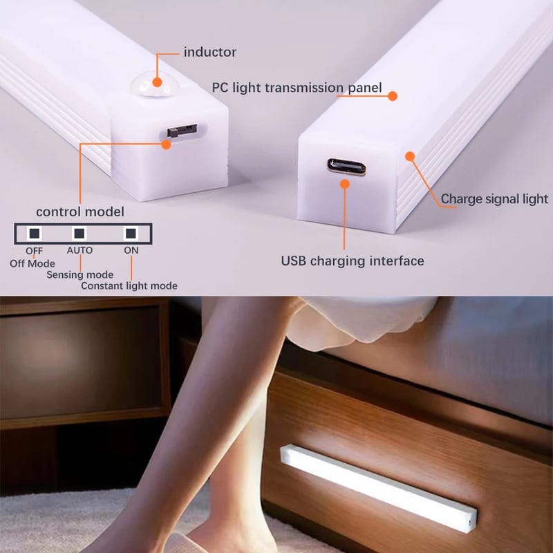 💡Punch-free Smart Sensor Magnetic Rechargeable LED Lights🔥