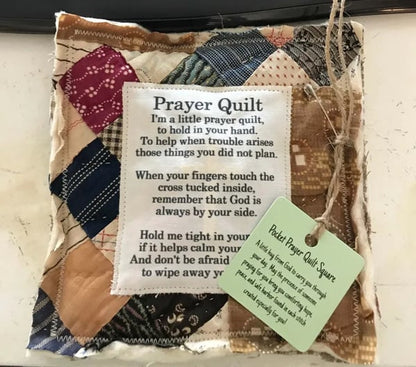 🔥-✝️Prayer Quilt With Cross Inside