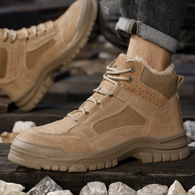 🎅 Men's Winter Safety Shoes – Steel Toe Cap and Slip-Resistant!