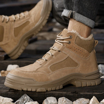 🎅 Men's Winter Safety Shoes – Steel Toe Cap and Slip-Resistant!