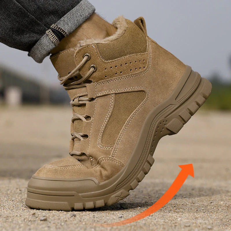 🎅 Men's Winter Safety Shoes – Steel Toe Cap and Slip-Resistant!