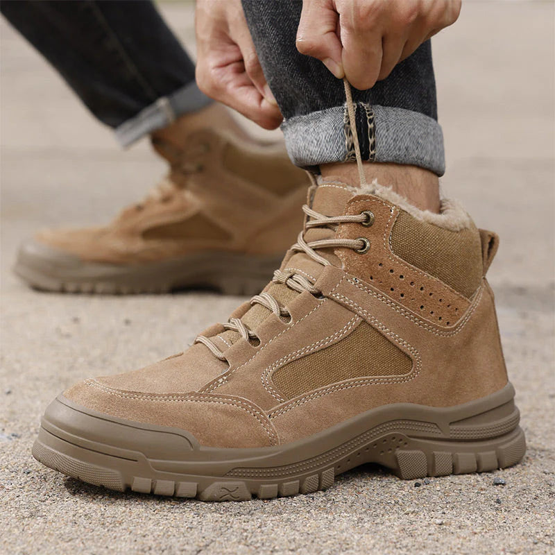 🎅 Men's Winter Safety Shoes – Steel Toe Cap and Slip-Resistant!