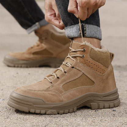 🎅 Men's Winter Safety Shoes – Steel Toe Cap and Slip-Resistant!