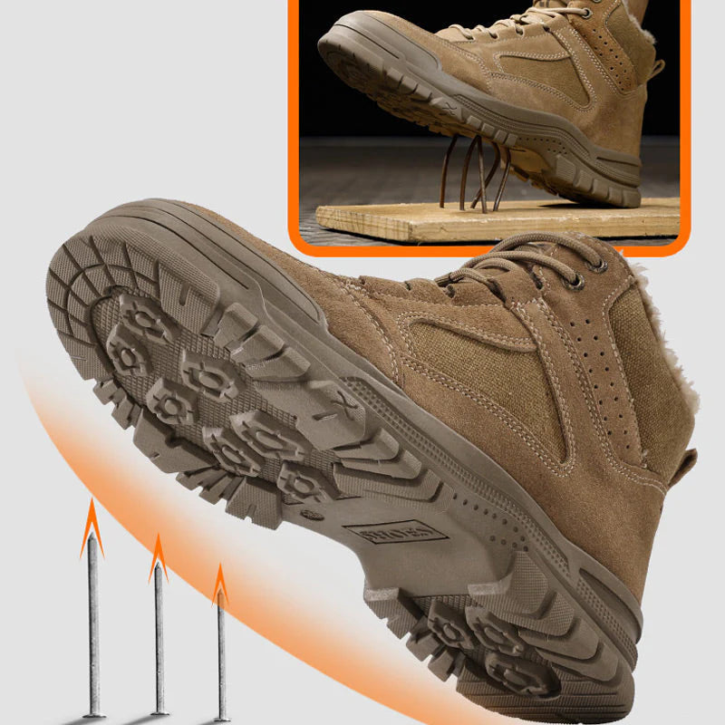 🎅 Men's Winter Safety Shoes – Steel Toe Cap and Slip-Resistant!